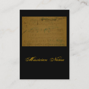 Business Card Musician