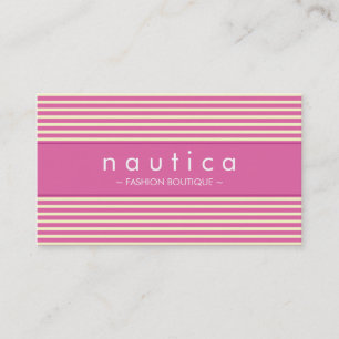 BUSINESS CARD :: nautical striped 10