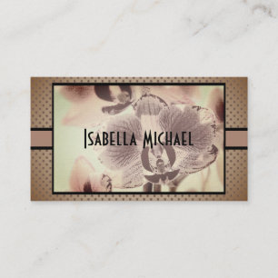 Business card, Orchid Card
