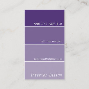 BUSINESS CARD :: paint swatch 2P