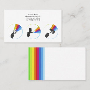 Business card painting works