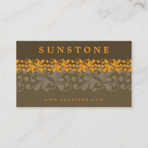 BUSINESS CARD :: patterned sunstone 5