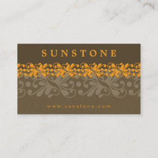 BUSINESS CARD :: patterned sunstone 5