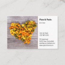 Business Card Pizza & Pasta 1