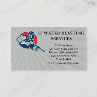 Business card Power Washing Pressure Water Blaster