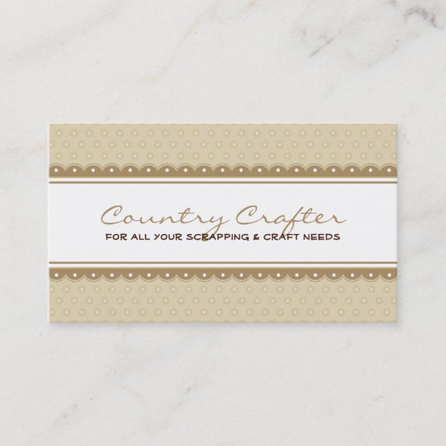BUSINESS CARD :: pretty crafty 1 (Front)