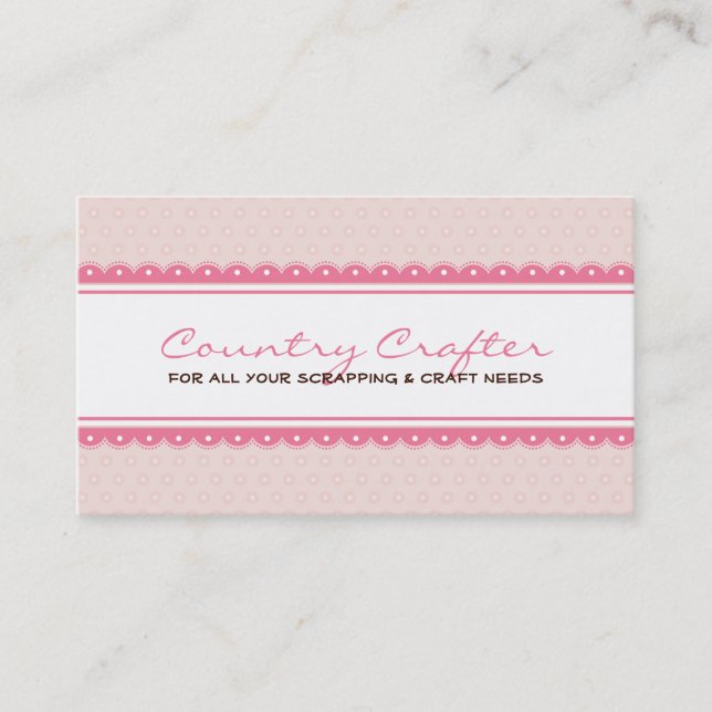 BUSINESS CARD :: pretty crafty 2 (Front)