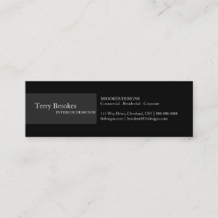 Business Card   Profile III  blk