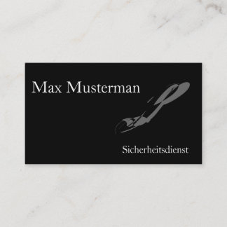 Business card security