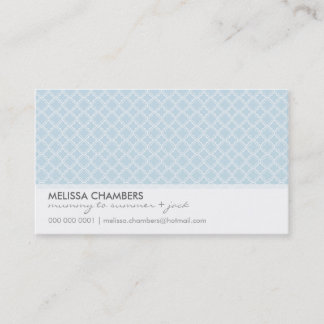 BUSINESS CARD :: simplistic-pattern 1L