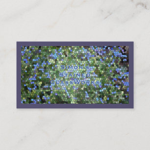 Business Card, "Stained Glass" Card
