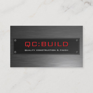 BUSINESS CARD :: stainless steel riveted 4