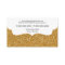 BUSINESS CARD stylish glitter sparkle gold pink