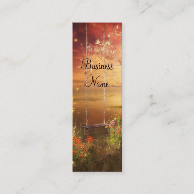 Business Card Swing Fireflies Woodlands Skinny (Front)