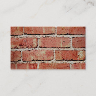 business card template brick pattern photo art