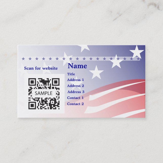 Business Card Template Campaign (Front)