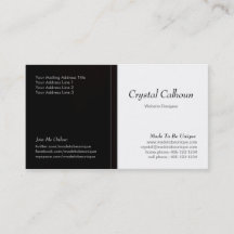 Business Card Template - Dark - Professional