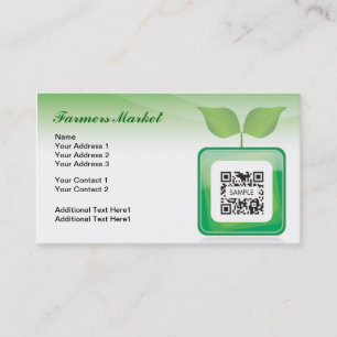 Business Card Template Farmer's Market