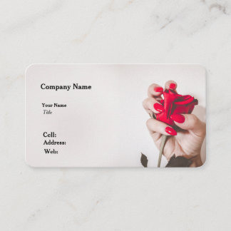 Business Card TEMPLATE FOR NAILS