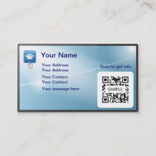 Business Card Template Online Degree