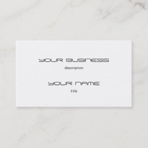 Business Card Template Premium Eggshell