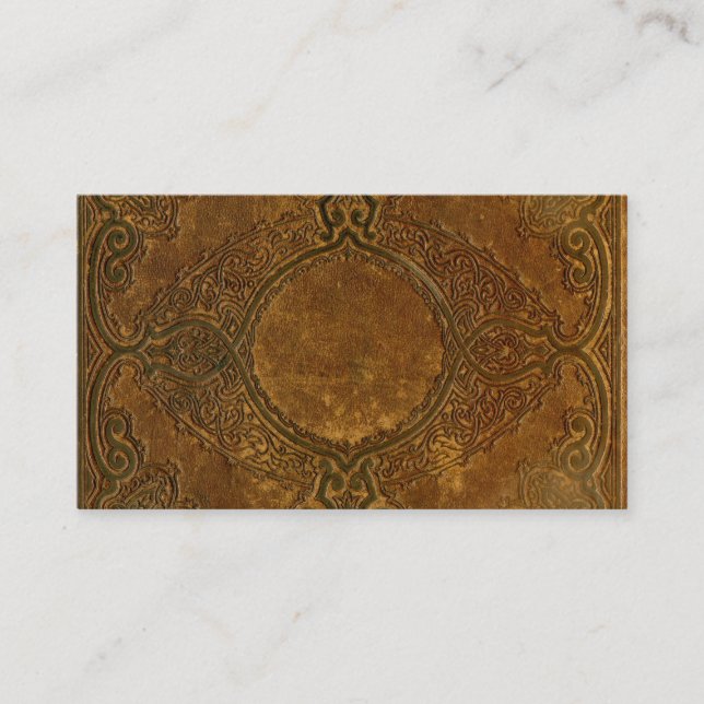 business card template vintage style (Front)