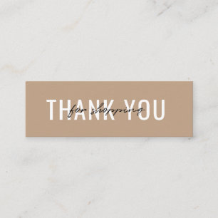 Business Card Thank you for your order Minimalist