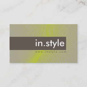 BUSINESS CARD :: trendy modern sway L8