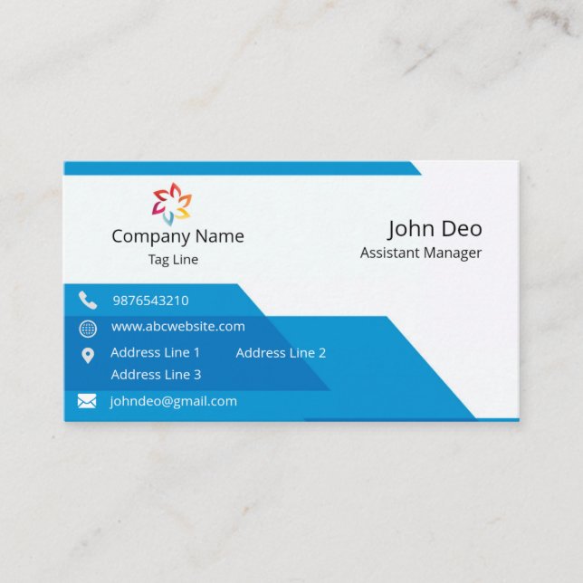 Business Card "VirtualCard Shop: Elevate Your Onli (Front)