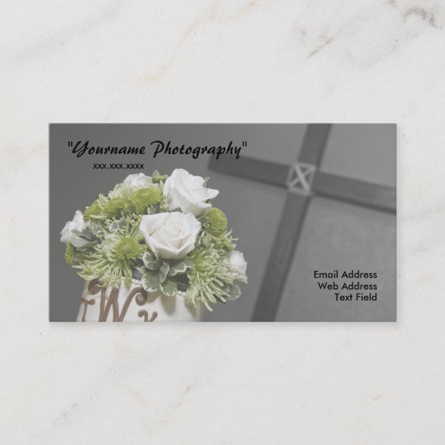 Business card, Wedding Photography Card (Front)