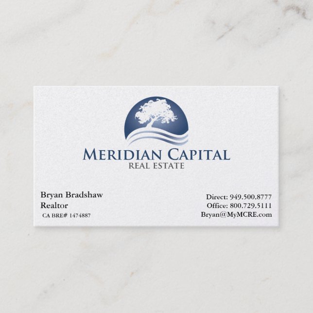 Business Card - White Background (Front)