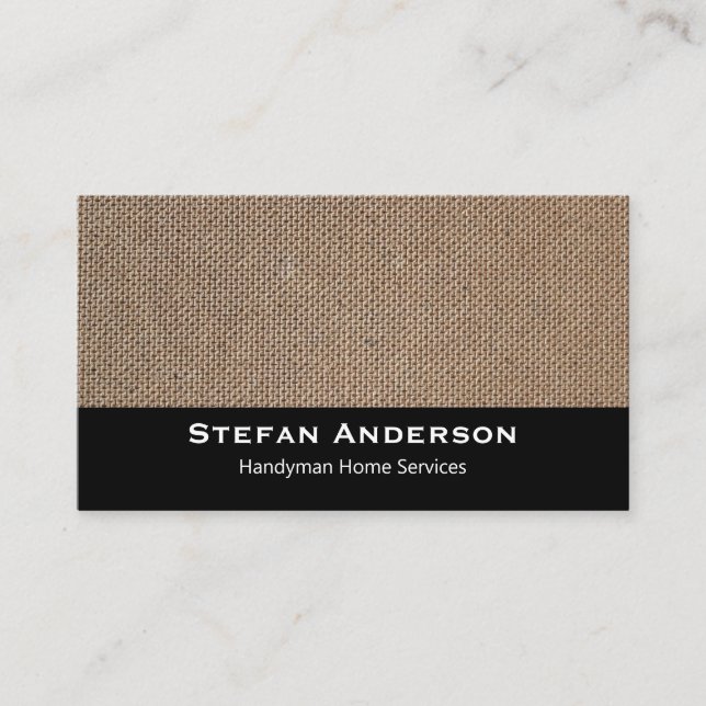 Business card with background (Front)