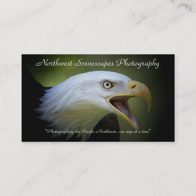 Business card with eagle (Front)