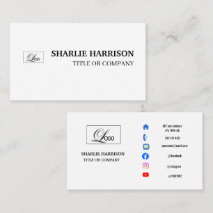 Business Card with QR Code