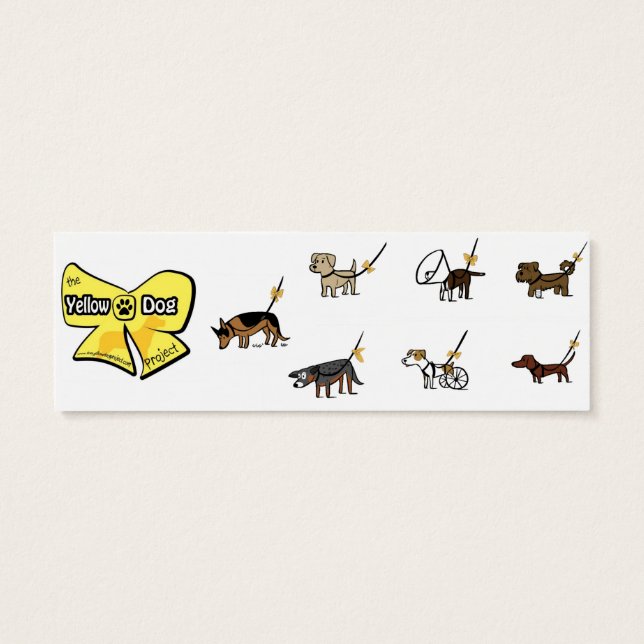 Business Card "Yellow" (Back)