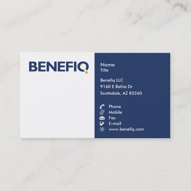 Business Cards (Front)