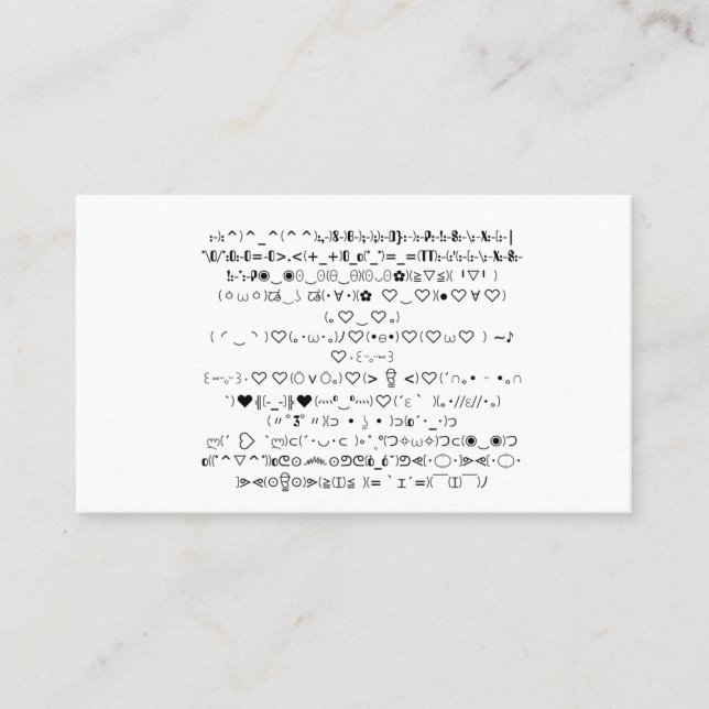 Business cards (Front)