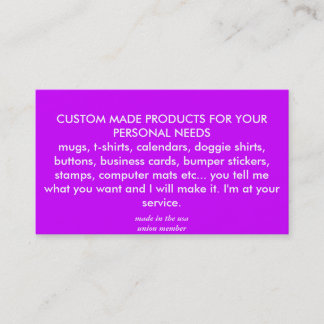 business cards