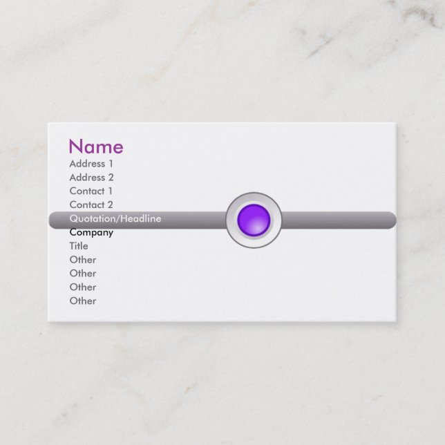 Business Cards (Front)