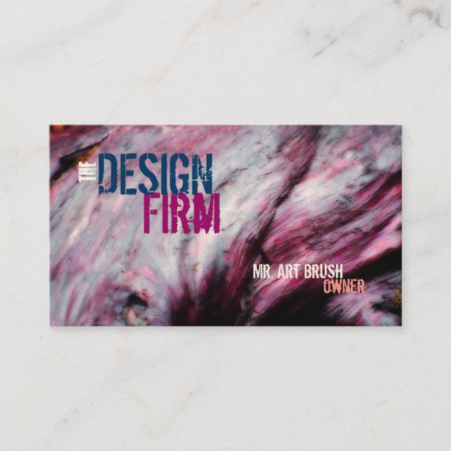Business Cards Abstract Two Sided Customizable (Front)