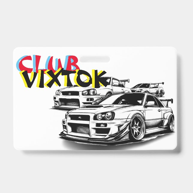 Business cards badge (Front)