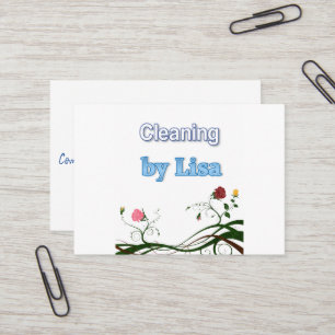 Business Cards, Cleaning Lady  Card
