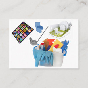 Business Cards, Cleaning Services Business Cards