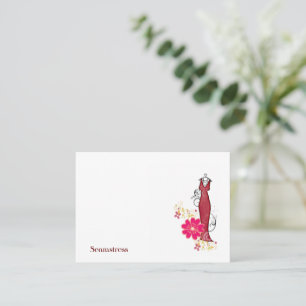 Business Cards, Dress Maker, Seamstress  Card