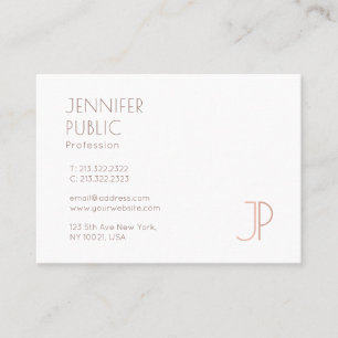 Business Cards Elegant Modern Monogram Template