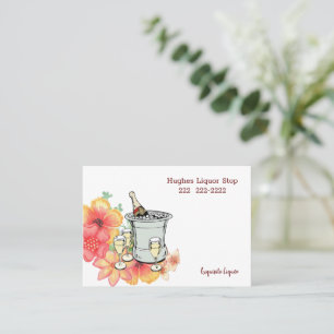 Business Cards, Exquisite Liquor Store  Business Card
