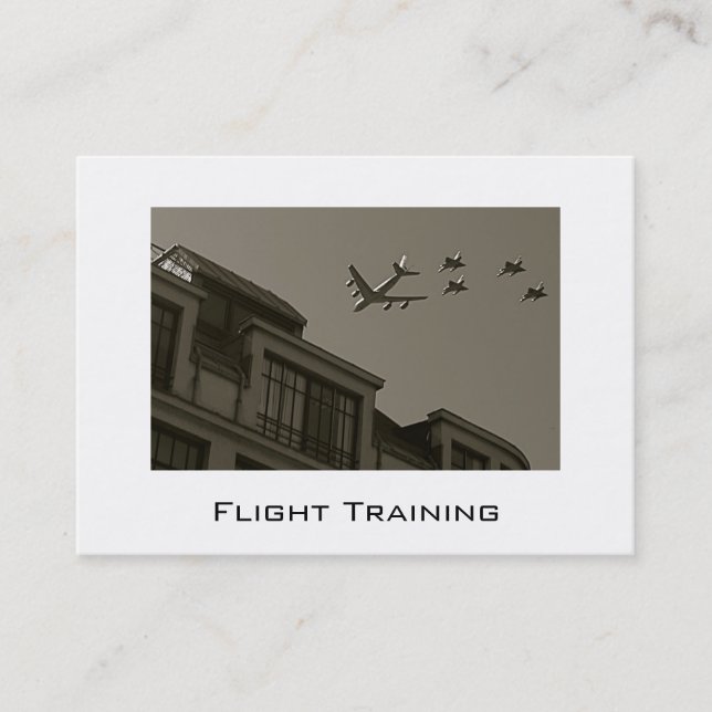 Business Cards Flight Training (Front)