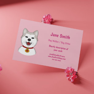 Business Cards for a dog walker / dog sitter