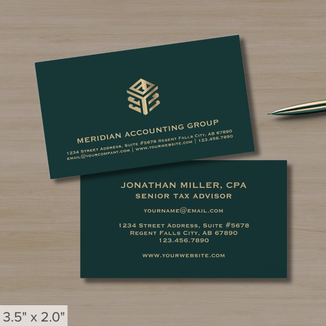 Business Cards for Accountants and Tax Preparers (Creator Uploaded)