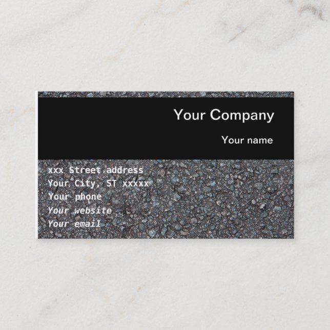 Business cards for construction industry (Front)